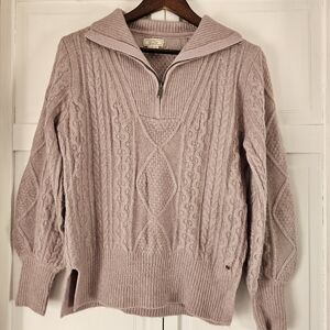 Fat Face Soft Knit Sweater in Light Pink